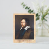 Portrait von Thomas Howard Peter Paul Rubens Postkarte (Stehend Vorderseite)