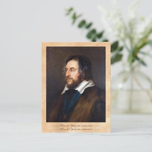 Portrait von Thomas Howard Peter Paul Rubens Postkarte (Stehend Vorderseite)