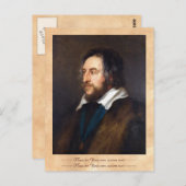 Portrait von Thomas Howard Peter Paul Rubens Postkarte (Vorne/Hinten)