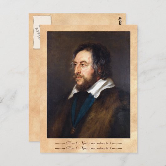 Portrait von Thomas Howard Peter Paul Rubens Postkarte (Vorne/Hinten)