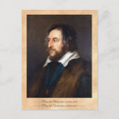 Portrait von Thomas Howard Peter Paul Rubens Postkarte (Vorderseite)