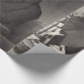 Portrait von Thomas Jefferson Geschenkpapier (Ecke)