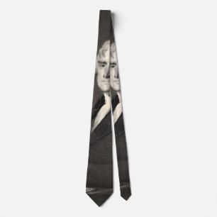 Portrait von Thomas Jefferson Krawatte