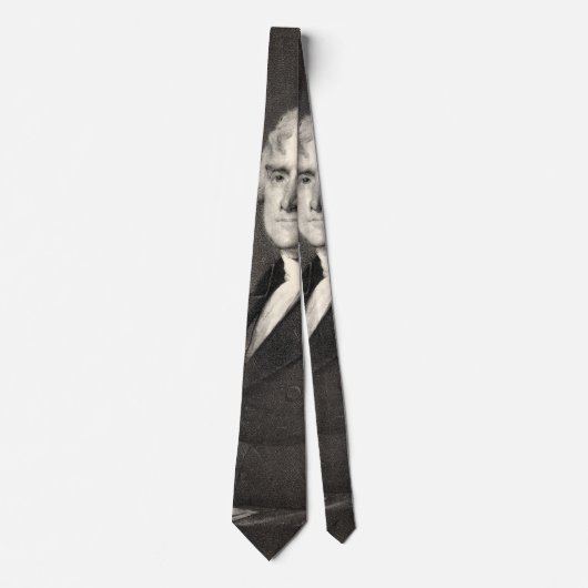 Portrait von Thomas Jefferson Krawatte (Vorderseite)