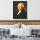 Portrait von Thomas Jefferson Leinwanddruck (Insitu (Schlafzimmer))