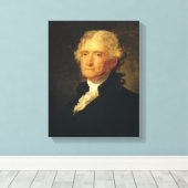 Portrait von Thomas Jefferson Leinwanddruck (Insitu (Holzboden))