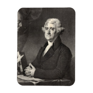 Portrait von Thomas Jefferson Magnet