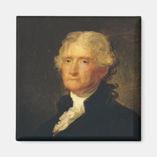 Portrait von Thomas Jefferson Magnet (Vorne)