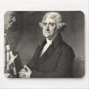 Portrait von Thomas Jefferson Mousepad