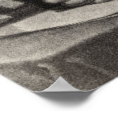 Portrait von Thomas Jefferson Poster (Ecke)