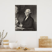 Portrait von Thomas Jefferson Poster (Küche)