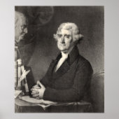 Portrait von Thomas Jefferson Poster (Vorne)