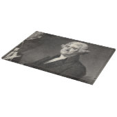 Portrait von Thomas Jefferson Schneidebrett (Ecke)