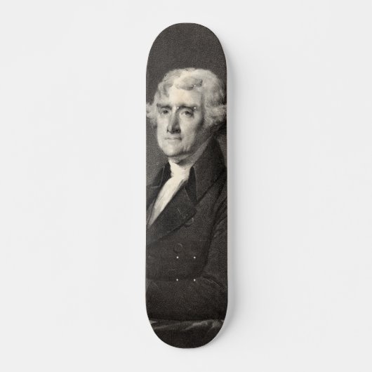 Portrait von Thomas Jefferson Skateboard (Vorne)
