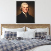 Portrait von Thomas Jefferson (von Rembrandt Peale Leinwanddruck (Insitu (Schlafzimmer))
