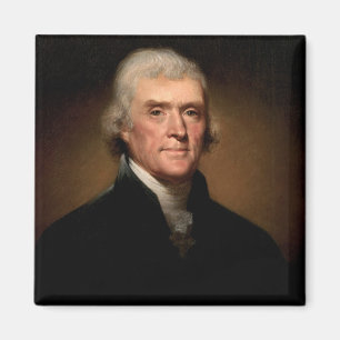 Portrait von Thomas Jefferson (von Rembrandt Peale Magnet