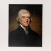Portrait von Thomas Jefferson (von Rembrandt Peale Puzzle (Vertikal)