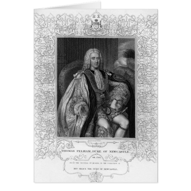Portrait von Thomas Pelham-Holles (Vorne)