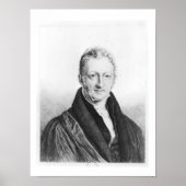 Portrait von Thomas Robert Malthus Poster (Vorne)