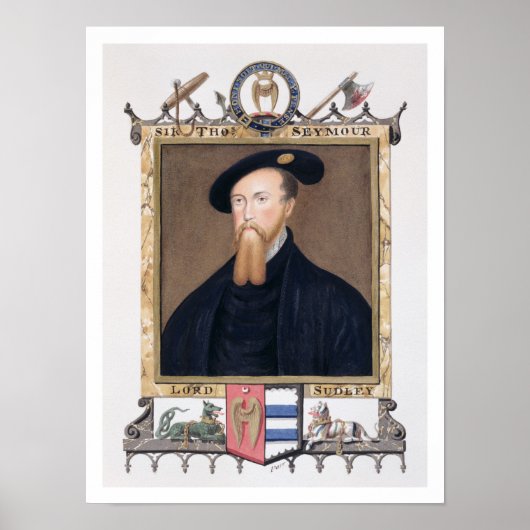 Portrait von Thomas Seymour (1508-49) 1. Baron of Poster (Vorne)