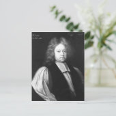Portrait von Thomas Sprat Postkarte (Stehend Vorderseite)