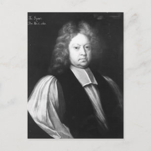 Portrait von Thomas Sprat Postkarte