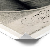 Portrait von Thomas Tompion, eingraviert von John Poster (Ecke)