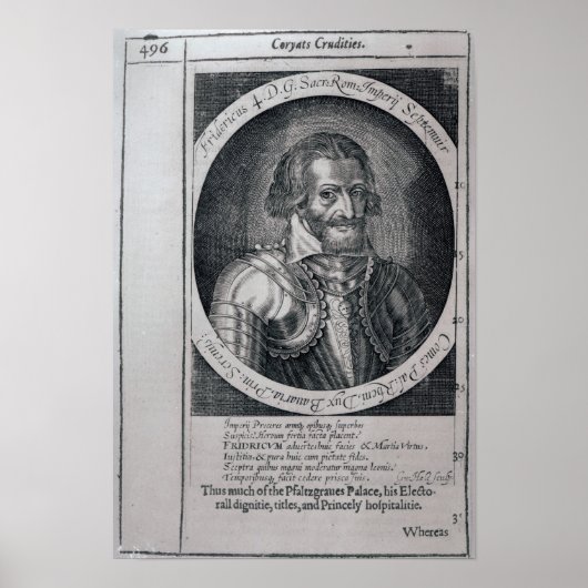 Portrait von Thomas von 'Coryate's Crudities' Poster (Vorne)