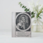 Portrait von Thomas von 'Coryate's Crudities' Postkarte (Stehend Vorderseite)