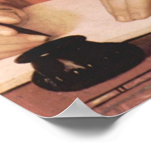 Portrait von Tommaso 'Fedra' Inghirami von Raphael Poster (Ecke)