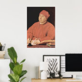 Portrait von Tommaso 'Fedra' Inghirami von Raphael Poster (Heimbüro)