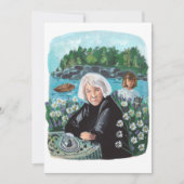 Portrait von Tove Jansson Einladung (Vorderseite)