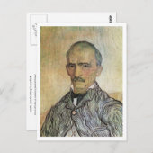 Portrait von Trabuc, Van Gogh Fine Art Malerei Postkarte (Vorne/Hinten)