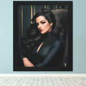 Portrait von Tressa Straninski von Xzendor7 Leinwanddruck (Insitu (Holzboden))