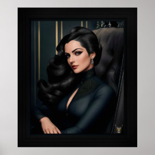 Portrait von Tressa Straninski von Xzendor7 Poster