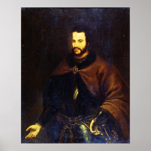 Portrait von Tsar Ivan, dem V Alexejewitsch Poster (Vorne)