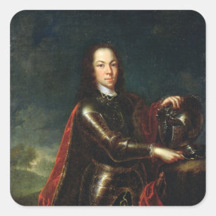 Portrait von Tsarevich Quadratischer Aufkleber
