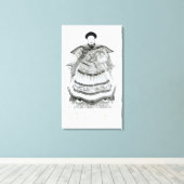 Portrait von Tsien-Loeng Leinwanddruck (Insitu (Holzboden))