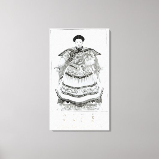 Portrait von Tsien-Loeng Leinwanddruck (Vorderseite)
