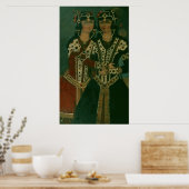 Portrait von Twins Poster (Küche)