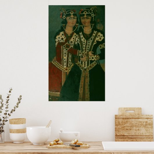 Portrait von Twins Poster (Küche)