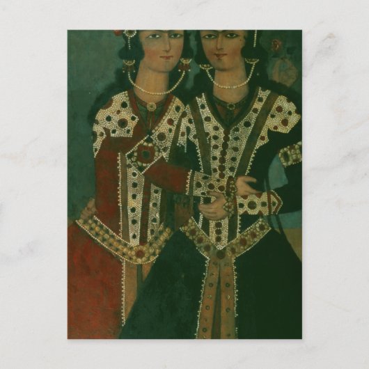 Portrait von Twins Postkarte (Vorderseite)