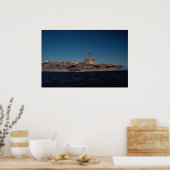 Portrait von "USS Nimitz", nuklearer Motorträger, Poster (Küche)