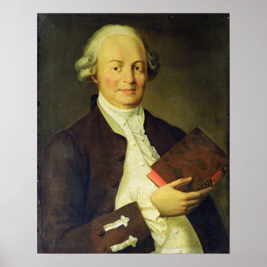 Portrait von Vasili K. Trediakovsky Poster (Vorne)