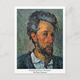 Portrait von Victor Chocquet von Paul Cezanne Postkarte