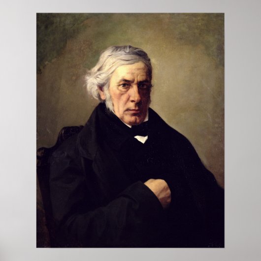 Portrait von Victor Cousin c.1881 Poster (Vorne)