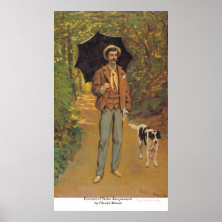 Portrait von Victor Jacquemont von Claude Monet Poster
