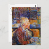 Portrait von Vincent Van Gogh Postkarte (Vorne/Hinten)