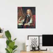 Portrait von Vincent Voiture Poster (Heimbüro)