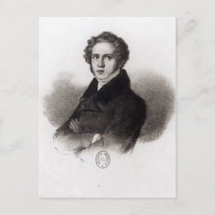 Portrait von Vincenzo Bellini Postkarte